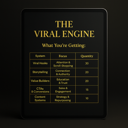 THE VIRAL ENGIN: Content Prompt Empire