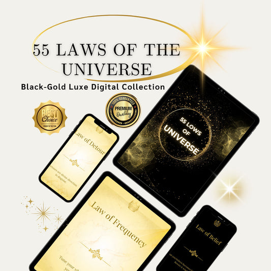 55 Laws of the Universe™ – Gold Luxe Digital Collection
